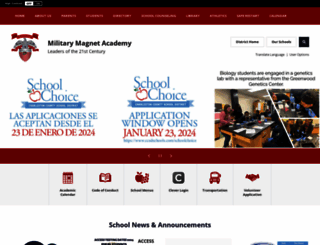 militarymagnet.ccsdschools.com screenshot