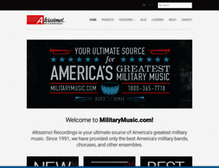 militarymusic.com screenshot