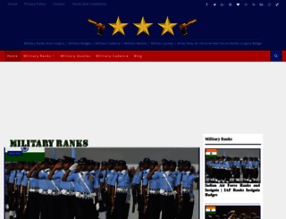 militaryranks.info screenshot