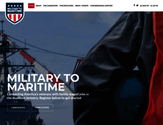 militarytomaritime.org screenshot