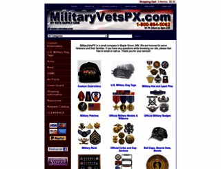 militaryvetspx.com screenshot