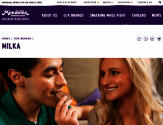 milka.co.uk screenshot