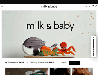 milkandbaby.com screenshot