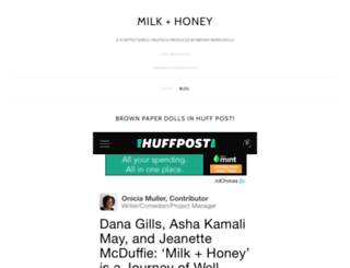 milkandhoneyseries.com screenshot