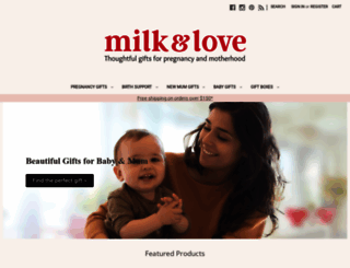 milkandlove.com.au screenshot