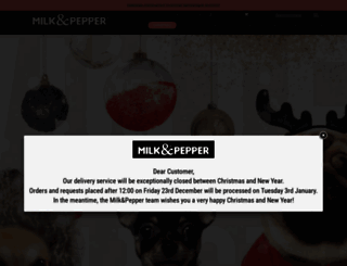 milkandpepper.fr screenshot