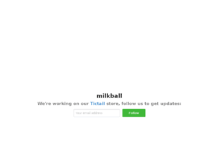 milkball.tictail.com screenshot