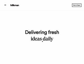 milkmanagency.com.au screenshot