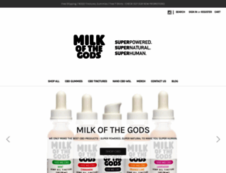 milkofthegods.com screenshot