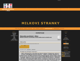 milkovi.7x.cz screenshot