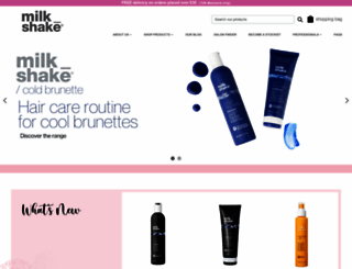 milkshakehaircare.co.uk screenshot