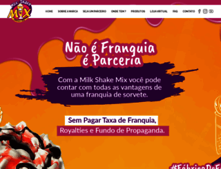 milkshakemixsorvetes.com.br screenshot