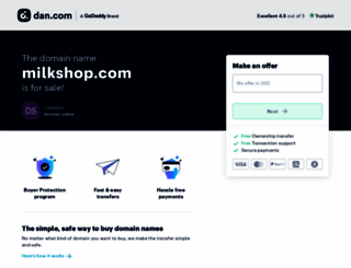 milkshop.com screenshot
