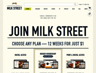 milkstreetradio.com screenshot