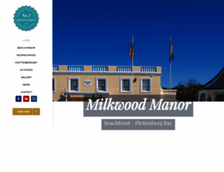 milkwoodmanor.co.za screenshot