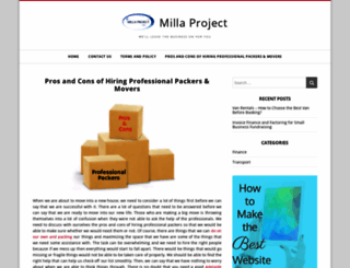 millaproject.org screenshot