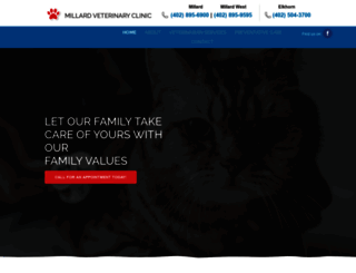 millardveterinaryclinics.com screenshot