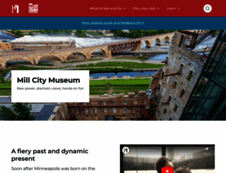 millcitymuseum.org screenshot