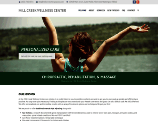 millcreekchiropractor.com screenshot