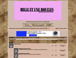mille-et-une-boucles.forumactif.org screenshot