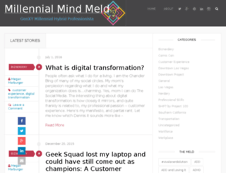 millenialmindmeld.com screenshot