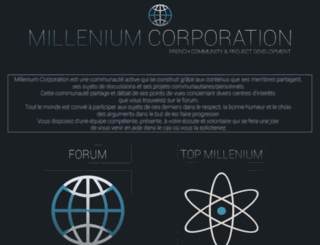 millenium-corp.fr screenshot