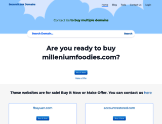 milleniumfoodies.com screenshot