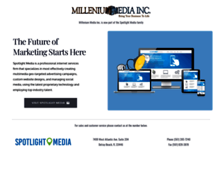 milleniummediainc.com screenshot
