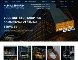 millenniumcleaning.com screenshot