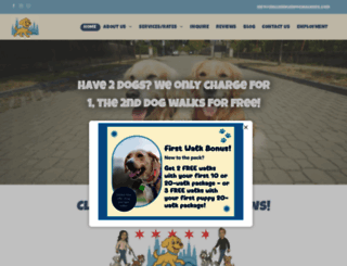 millenniumdogwalkers.com screenshot
