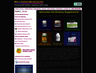 millenniumh.com screenshot