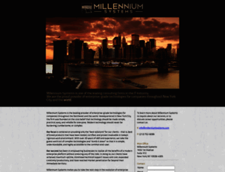 millenniumsystems.com screenshot
