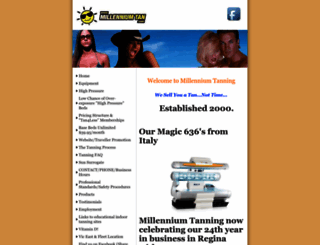 millenniumtan.com screenshot