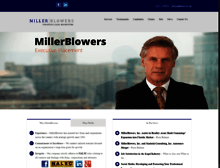 millerblowers.com screenshot