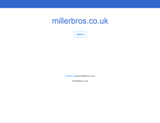 millerbros.co.uk screenshot