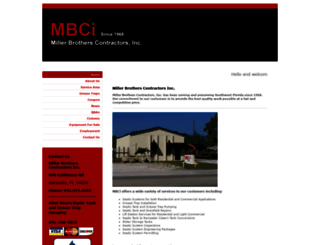 millerbrosinc.com screenshot