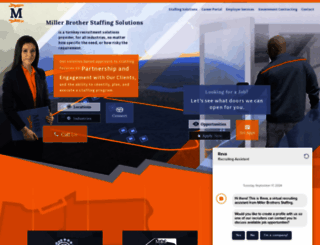 millerbrotherstaffing.com screenshot