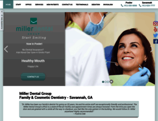 millerdentalgroup.com screenshot
