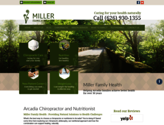 millerfamilycare.com screenshot