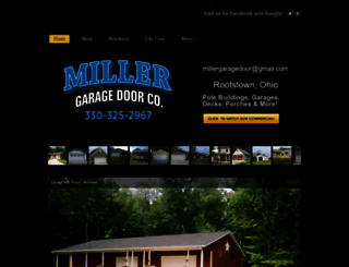 millergaragedoor.com screenshot