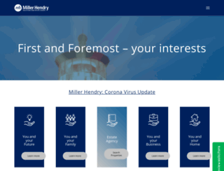 millerhendry.co.uk screenshot