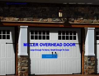 milleroverheaddoor.com screenshot