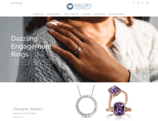 millersfinejewelers.com screenshot