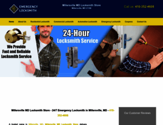 millersville.md-locksmith-store.com screenshot