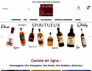 millesimes-et-saveurs.com screenshot