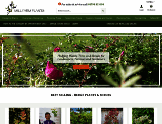 millfarmtrees.co.uk screenshot