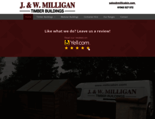 millicabin.com screenshot