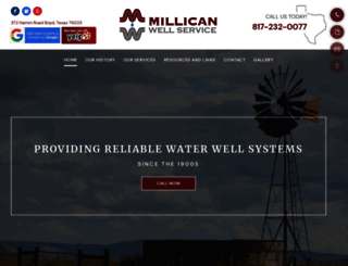millicanwellservice.com screenshot