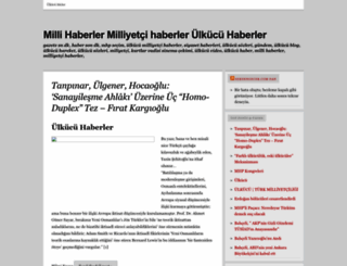 millihaberler.wordpress.com screenshot