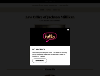 millikanlawfirm.com screenshot